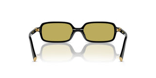 Miu Miu Smu 11zs Women Black Rectangle Sunglasses