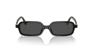 Miu Miu Smu 11zs Women Black Rectangle Sunglasses