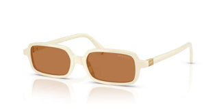 Miu Miu SMU 11ZS women White Rectangle Sunglasses