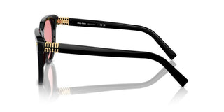 Miu Miu Smu 12zs Women Black Geometric Sunglasses