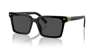 Miu Miu Smu 13zs Women Black Squared Sunglasses