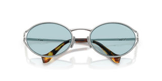 Miu Miu Smu 52ys Women Silver Round Sunglasses
