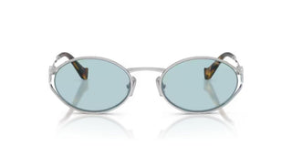 Miu Miu SMU 52YS women Silver Round Sunglasses