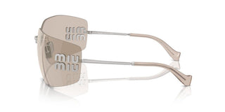 Miu Miu Smu 54ys Women Silver Geometric Sunglasses