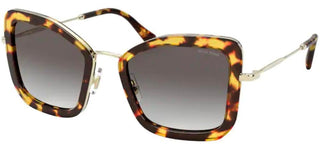 Miu Miu SMU 55V women Havana Butterfly Sunglasses
