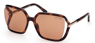 Tom Ford SOLANGE-02 FT 1089 women Havana Butterfly Sunglasses