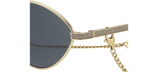 Jimmy Choo SONNY/S women Gold Geometric Sunglasses