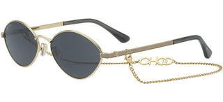 Jimmy Choo SONNY/S women Gold Geometric Sunglasses