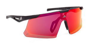 Adidas Sp0107 Unisex Black Shield Sunglasses