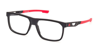 Adidas Sp5076 Unisex Black Rectangle Eyeglasses