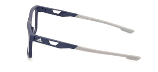 Adidas Sp5076 Unisex Blue Rectangle Eyeglasses