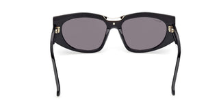 Max Mara Spark 8 Mm0144 Unisex Black Cat Eye Sunglasses