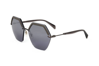 Police Spld37 Women Ruthenium Geometric Sunglasses