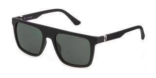 Police SPLF61E unisex Black Rectangle Sunglasses