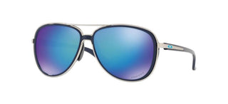 Oakley SPLIT TIME OO 4129 women Blue Pilot Sunglasses