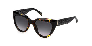 Police SPLN61 unisex Havana Squared Sunglasses