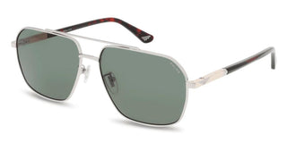 Police Splq85 Unisex Grey Geometric Sunglasses
