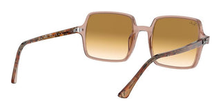 Ray-Ban SQUARE II RB 1973 women Brown Geometric Sunglasses
