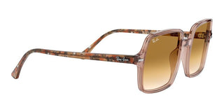 Ray-Ban SQUARE II RB 1973 women Brown Geometric Sunglasses