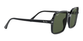 Ray-Ban SQUARE II RB 1973 women Black Geometric Sunglasses