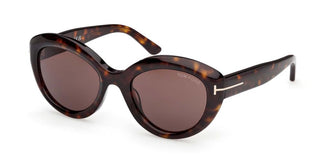 Tom Ford STACY-02 FT1316 women Havana Cat Eye Sunglasses