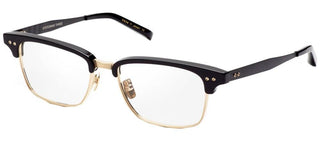 Dita Statesman Three Unisex Black Geometric Eyeglasses