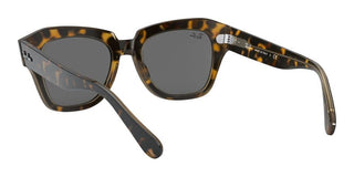 Ray-Ban STATE STREET RB 2186 unisex Havana Squared Sunglasses
