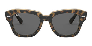 Ray-Ban STATE STREET RB 2186 unisex Havana Squared Sunglasses