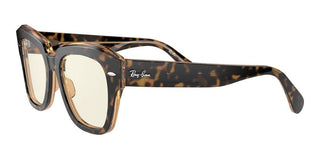 Ray-Ban STATE STREET RB 2186 unisex Havana Squared Sunglasses