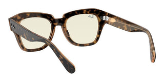 Ray-Ban STATE STREET RB 2186 unisex Havana Squared Sunglasses