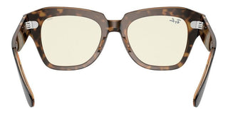 Ray-Ban STATE STREET RB 2186 unisex Havana Squared Sunglasses