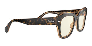 Ray-Ban STATE STREET RB 2186 unisex Havana Squared Sunglasses