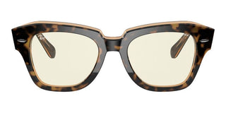 Ray-Ban STATE STREET RB 2186 unisex Havana Squared Sunglasses