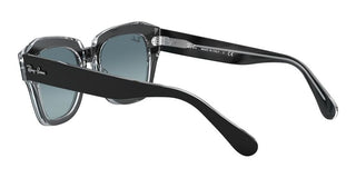 Ray-Ban STATE STREET RB 2186 unisex Black Squared Sunglasses