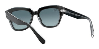 Ray-Ban STATE STREET RB 2186 unisex Black Squared Sunglasses