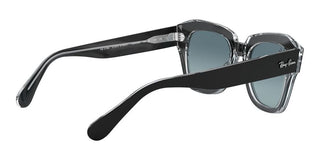 Ray-Ban STATE STREET RB 2186 unisex Black Squared Sunglasses