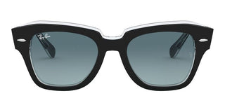 Ray-Ban STATE STREET RB 2186 unisex Black Squared Sunglasses