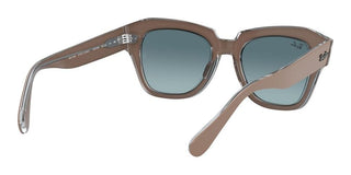Ray-Ban STATE STREET RB 2186 unisex Brown Squared Sunglasses