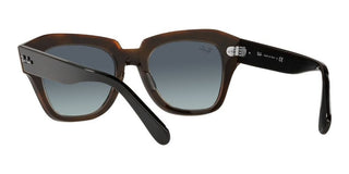 Ray-Ban STATE STREET RB 2186 unisex Black Squared Sunglasses