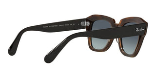 Ray-Ban STATE STREET RB 2186 unisex Black Squared Sunglasses