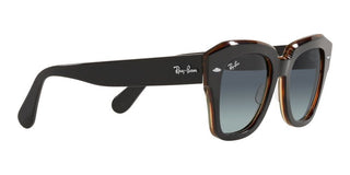 Ray-Ban STATE STREET RB 2186 unisex Black Squared Sunglasses