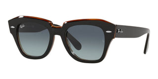 Ray-Ban STATE STREET RB 2186 unisex Black Squared Sunglasses