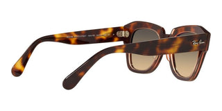 Ray-Ban STATE STREET RB 2186 unisex Havana Squared Sunglasses
