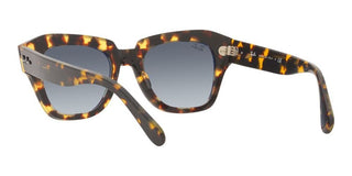 Ray-Ban STATE STREET RB 2186 unisex Havana Squared Sunglasses