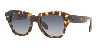 Ray-Ban STATE STREET RB 2186 unisex Havana Squared Sunglasses