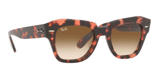 Ray-Ban STATE STREET RB 2186 unisex Havana Squared Sunglasses