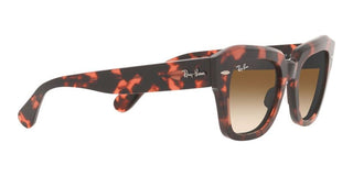 Ray-Ban STATE STREET RB 2186 unisex Havana Squared Sunglasses