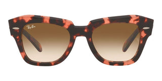 Ray-Ban STATE STREET RB 2186 unisex Havana Squared Sunglasses