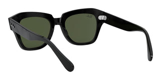 Ray-Ban STATE STREET RB 2186 unisex Black Squared Sunglasses