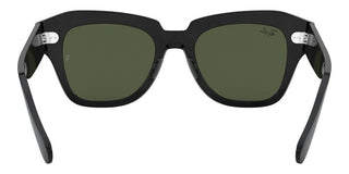 Ray-Ban STATE STREET RB 2186 unisex Black Squared Sunglasses